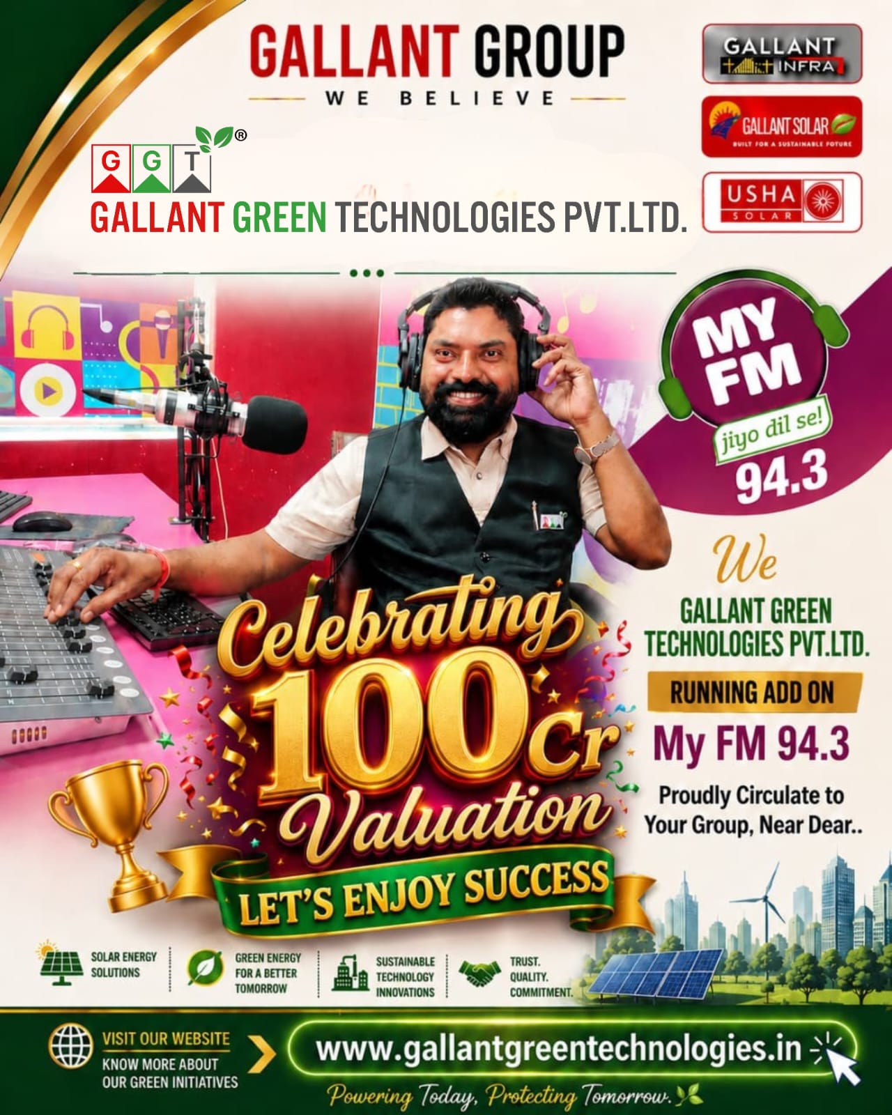 Celebrating a Proud Milestone – ₹100 Crore Valuation Celebrating a Proud Milestone – ₹100 Crore Valuation